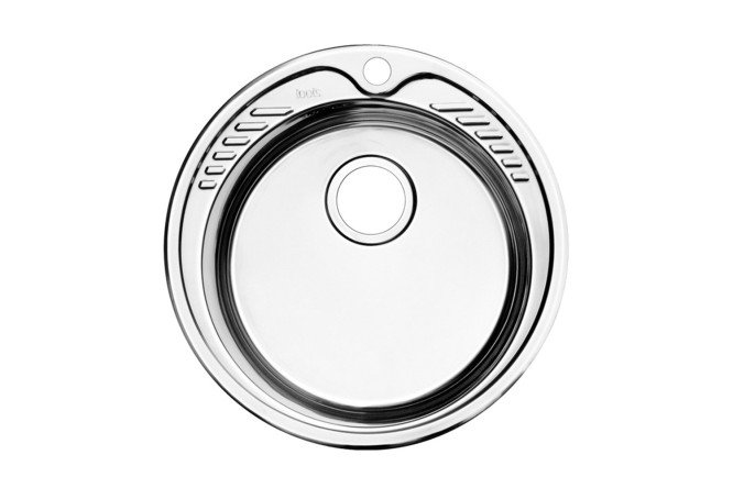 Изображение товара Врезная мойка IDDIS Suno S SUN49S0i77 49х49х17 см из нержавеющей стали