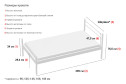 Кровать Люкс цвет чёрный 140х200 см