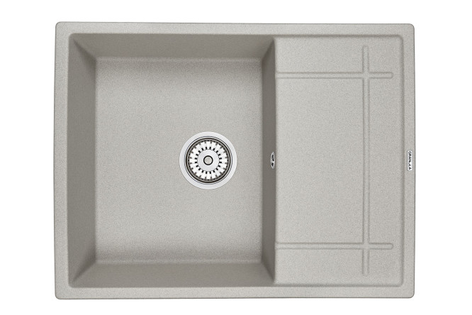 Изображение товара Врезная мойка с крылом GRANULA 6501 65х49.5х20 см кварц
