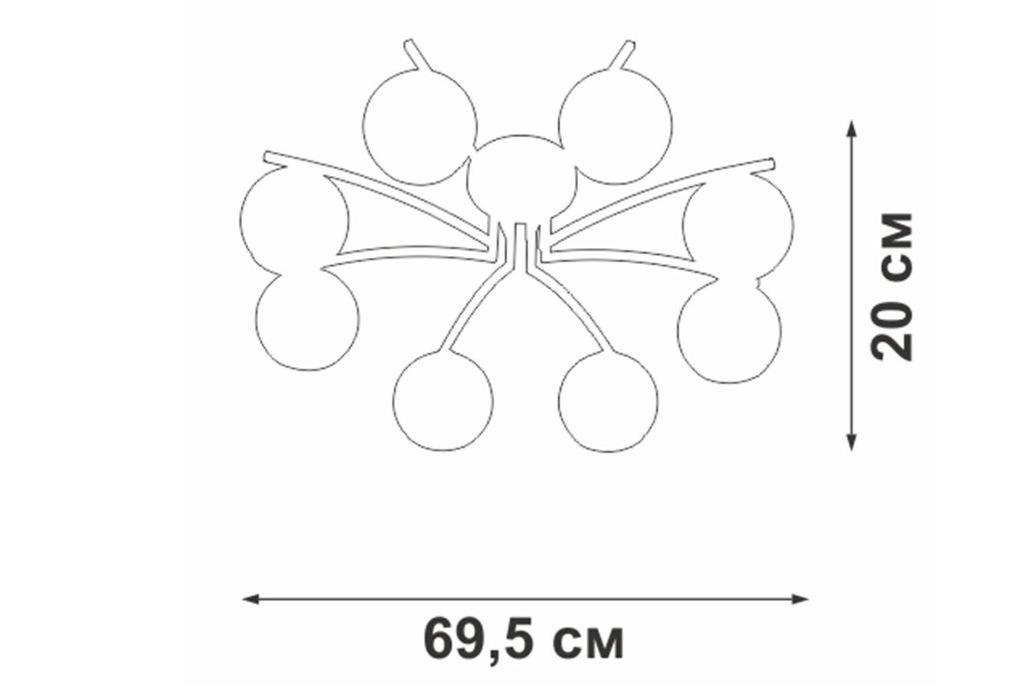 фото Люстра v4285 vitaluce