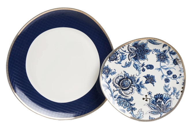 Набор тарелок Mandarin decor Antique Flora 2 шт., Фарфор