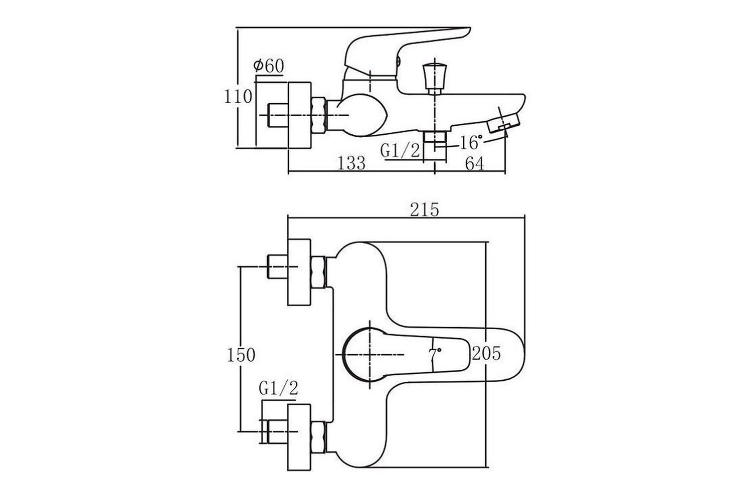 Смеситель для кухни aquanet pragmatic af430 41с