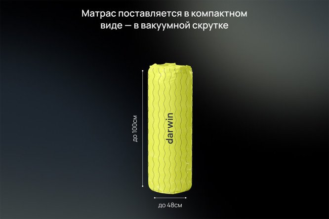 Матрас анатомический DARWIN Evo foam 80х190 см