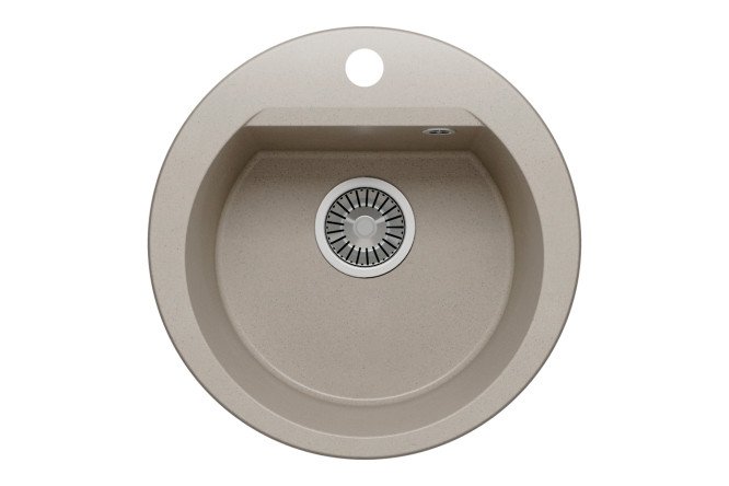 Изображение товара Мойка врезная POLYGRAN Atol 46х46х21 см из мрамора