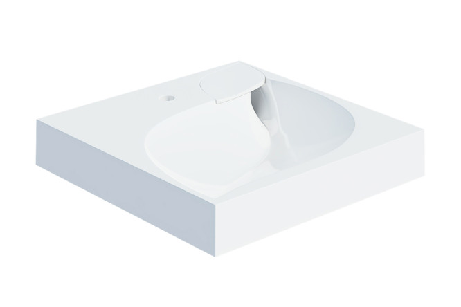 Изображение товара Умывальник подвесной MADERA List 60х60 см из литьевого мрамора