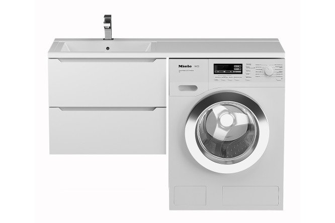 Изображение товара Подвесная тумба Tanos 291020260 для стиральной машины 60 см белая