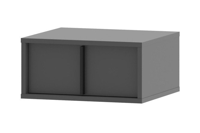 Изображение товара Тумба Тео с антрацитовым фасадом 45х21,2х40 см из ЛДСП современный дизайн