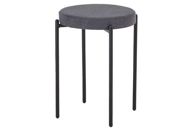 Изображение товара Табурет Dora 36,5х52х36,5 см с металлическими ножками, нагрузка до 90 кг