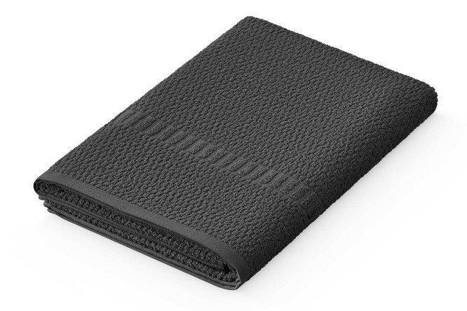 Изображение товара Полотенце банное HOFF Stuck 70x140 см, 100% хлопок, тёмно-серый