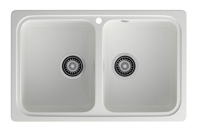 Изображение товара Врезная мойка GRANFEST Standart GF-S-780K из искусственного мрамора 78x51x20 см