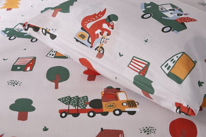 Комплект постельного белья MICASA Kids Transports 143х215 см