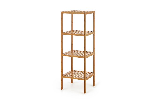Изображение товара Этажерка 4-ярусная BERKRAFT Bamboo 36x114x36 см для хранения и интерьера