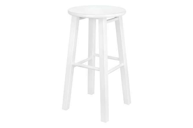 Изображение товара Барный табурет Loft Bar 36х65х36 см белый из массива берёзы