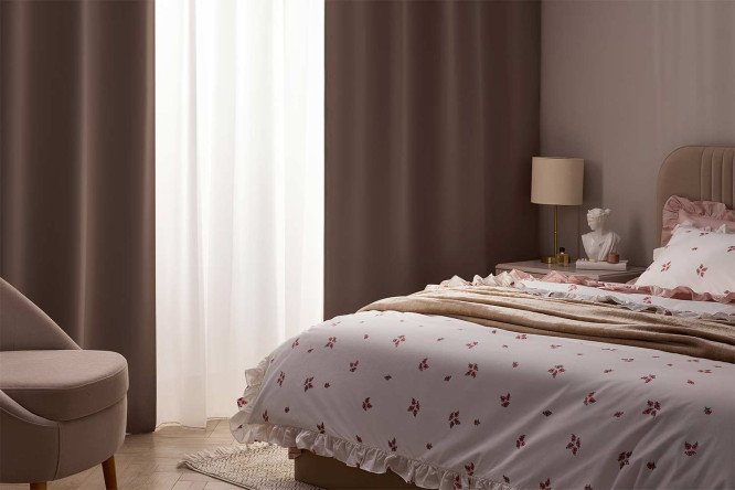 Тюль MICASA Oliva 200х280 см, 1 шт., цвет белый