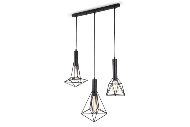 Изображение товара Подвесной светильник MAYTONI T021 для 12 кв.м., размеры 55х135х20 см, цоколь E27