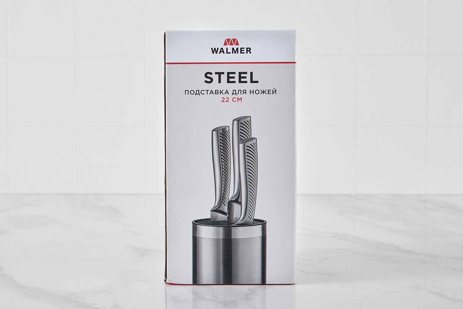 фото Подставка для ножей steel walmer