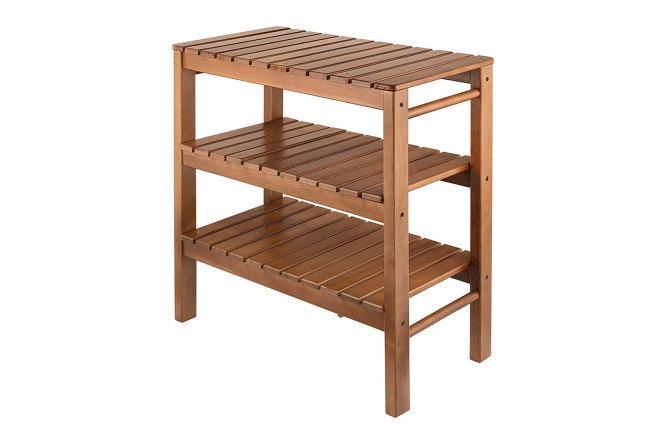 Изображение товара Обувница Nature 54х57.5х28 см из массива берёзы орех