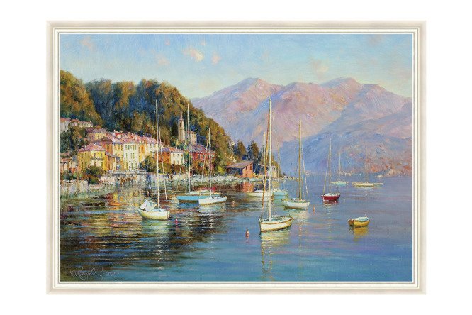 Изображение товара Репродукция в раме Утренний свет 80х110 см - стильный декор