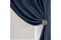 Штора ESTUDI BLANCO Teo 180х280 см, 1 шт., цвет синий