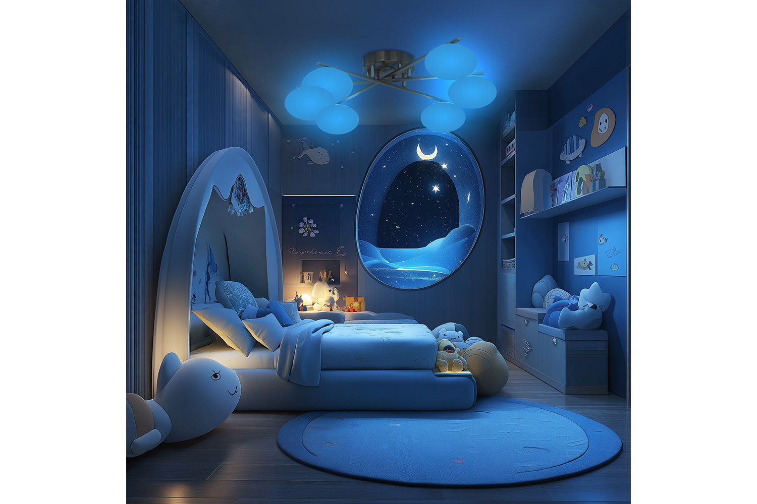 Люстра CITILUX Atman smart 26 кв.м., LED, 68 см