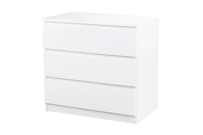 Изображение товара Комод Мальта 3 ящика белый классика мебель для спальни и гостиной