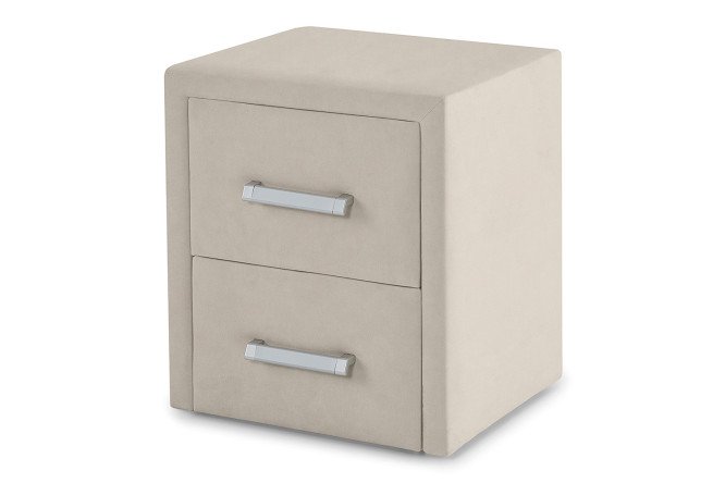 Изображение товара Тумба прикроватная Болено серого цвета 42x49,5x37,5 см стильно и удобно