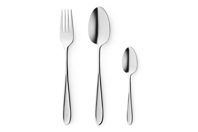 Изображение товара Набор столовых приборов HOFF Натто 6 перс., 18 шт. нержавеющая сталь глянцевая