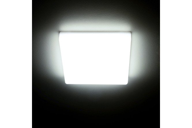 Светильник встраиваемый CITILUX Вега 5 кв.м, 12x4x12 см, LED
