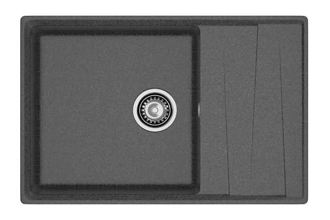 Изображение товара Врезная мойка с крылом GRANFEST Level GF-LV-760L 76х50х20 см