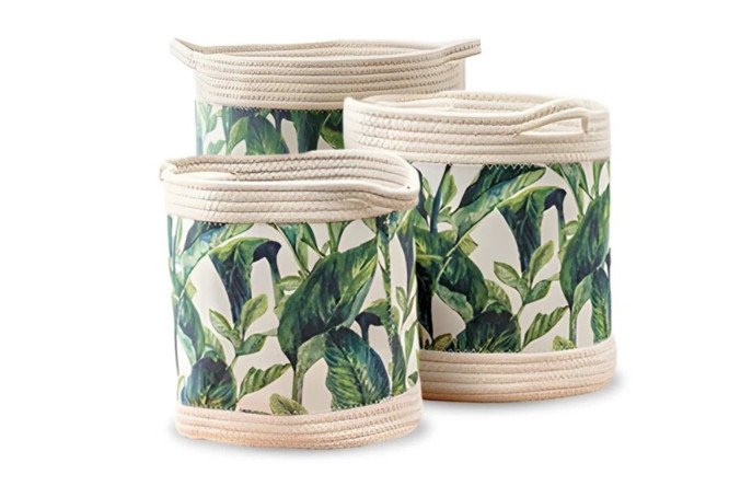 Изображение товара Набор корзин для хранения Flower collection