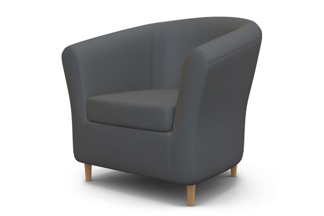 Изображение товара Кресло Евро Лайт из искусственной кожи, комфортное и стильное