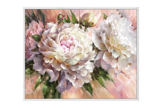 Изображение товара Репродукция в раме Розовый шёлк 43х53 см