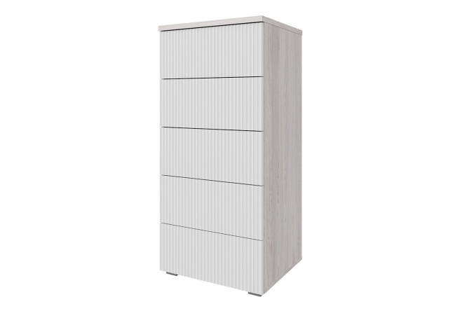 Изображение товара Комод Оскар Амели 50,2х109,2х44 см, ясень анкор светлый, тальк, с push to open