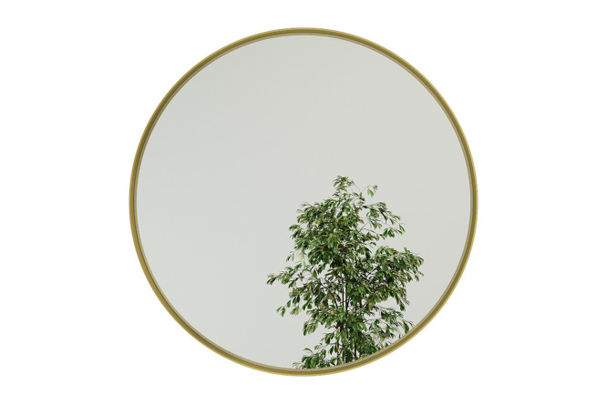 Изображение товара Зеркало в раме GENGLASS Rauntel 80х80 см настенное круглое стильное