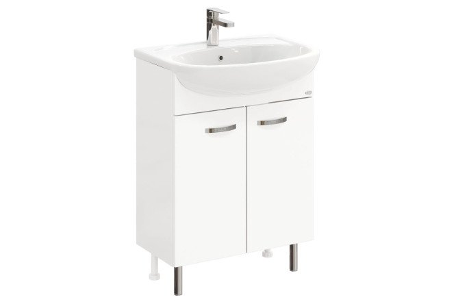 Изображение товара ТОМБА напольная ONIKA Коралл 60 МДФ белый для ванной комнаты