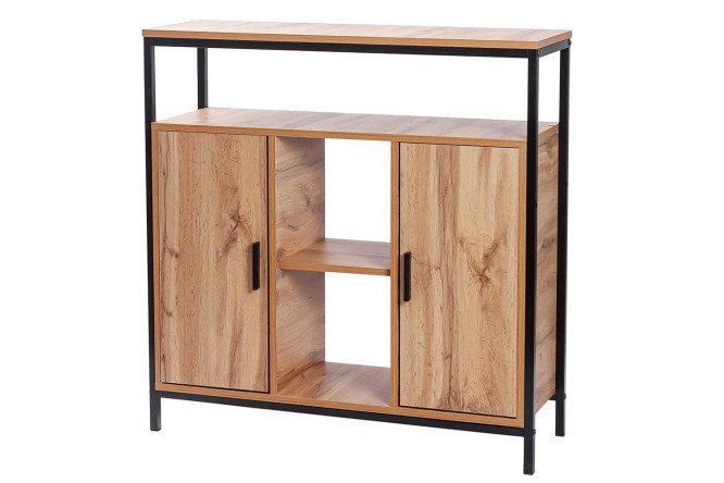 Изображение товара Шкаф-комод 2-дверный Frame с металлическим каркасом и ЛДСП фасадом