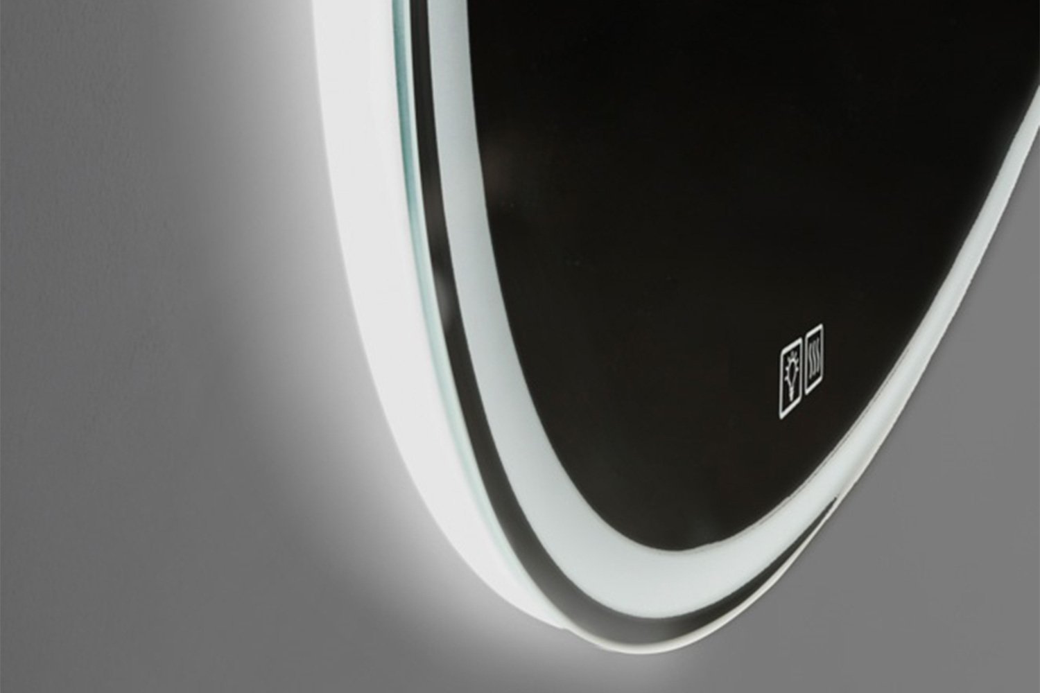 Зеркало с подсветкой BELBAGNO SPC-RNG-700-LED-TCH-WARM с подогревом 70х70 см