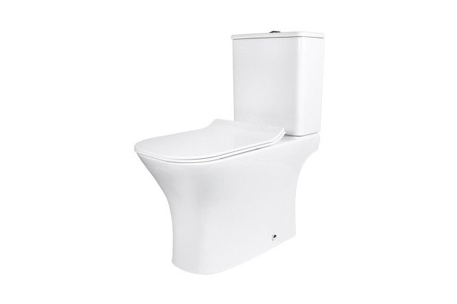 Изображение товара Унитаз напольный BOND F07-00 безободковый с высоким бачком 34.5х77.5х65 см