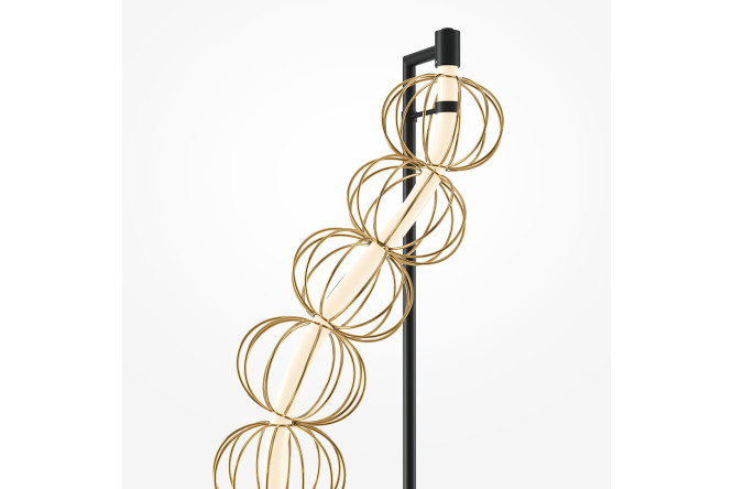 Торшер LED MAYTONI Modern Golden Cage 56.9x154.7x25 см, LED