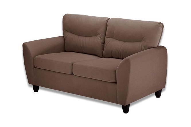 Изображение товара Двухместный диван Наполи коричневый комфортный и компактный