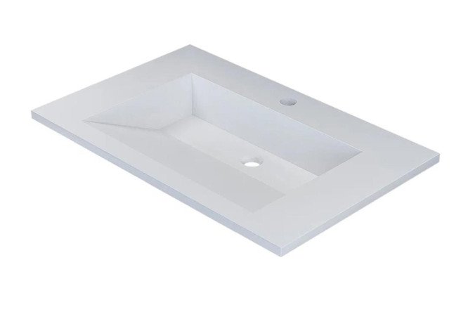 Изображение товара Раковина полувстраиваемая Next 2900000091 70х13х45 см из литьевого мрамора