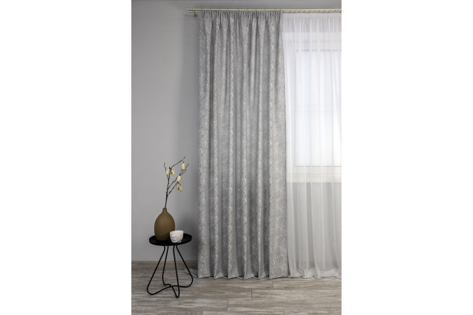 Изображение товара Штора Сабина 160x270 см серый оформление окна домашний декор
