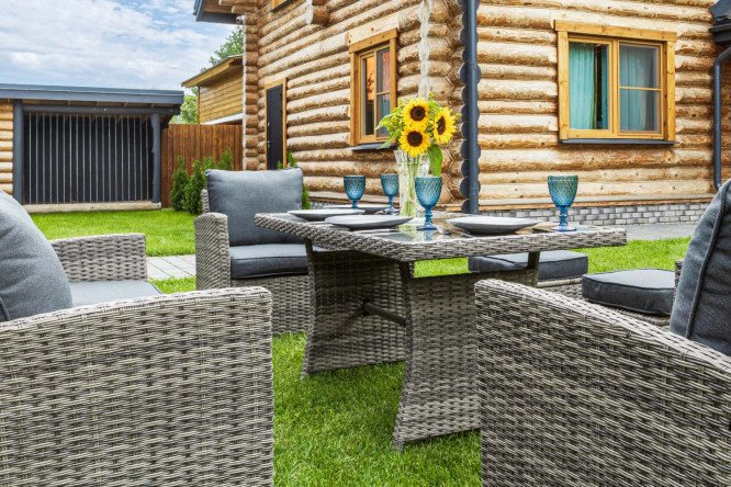 Комплект мебели Zoya цвет каркаса серый, отделки серый