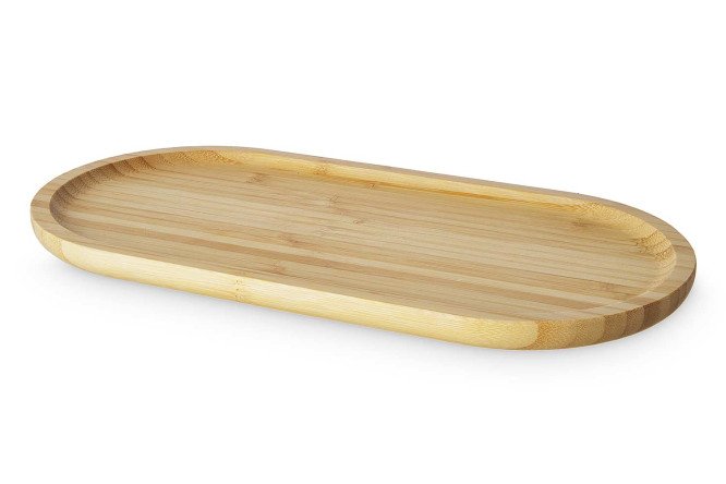 Изображение товара Блюдо HOFF Bamboo из натурального бамбука 35,5х1,6х17,5 см, экологичный дизайн