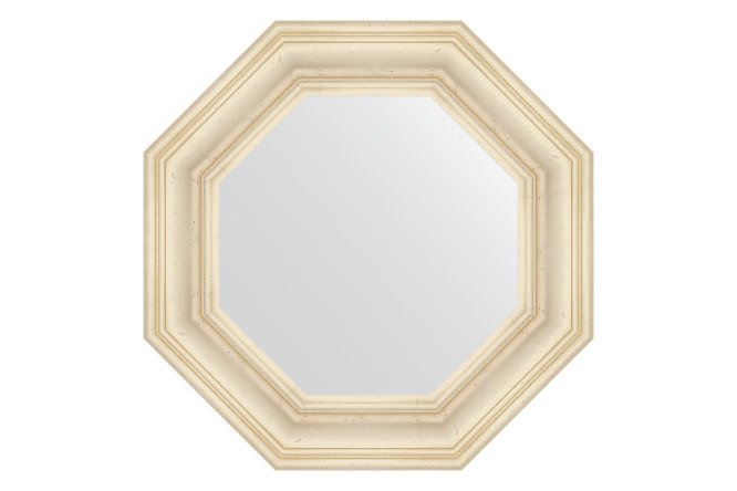 Изображение товара Настенное зеркало в багетной раме EVOFORM Octagon 59.2х59.2 см серебро