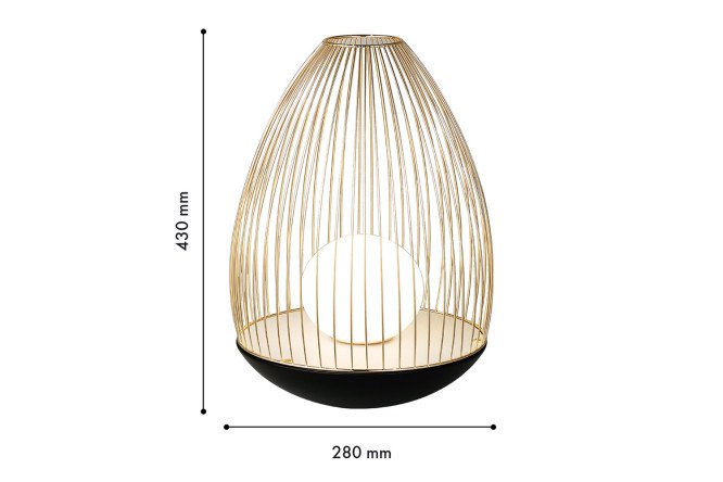 Cветильник настольный LED FAVOURITE Core LED, 28x43x28 см