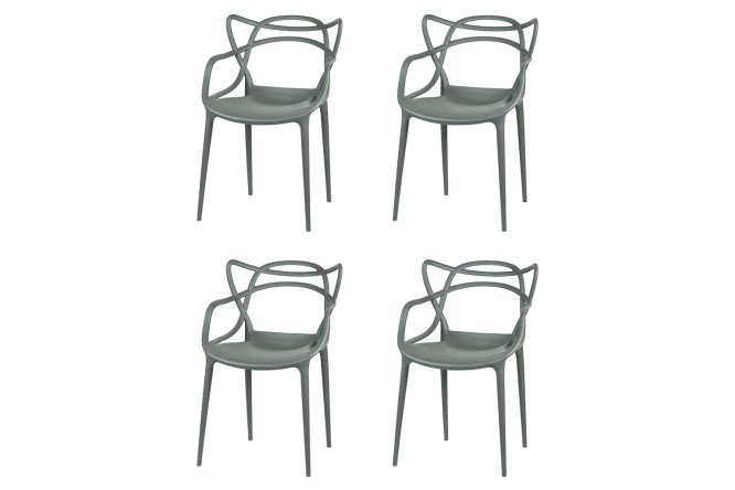 Изображение товара Набор стульев обеденных с подлокотниками DOBRIN Masters 50.5х81х56 см