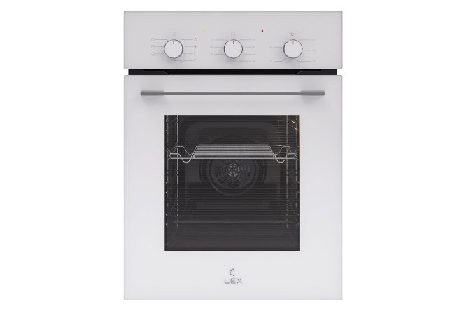 Изображение товара Электрический духовой шкаф LEX EDM 4575 WH 45х59,5х58 см с режимом конвекции