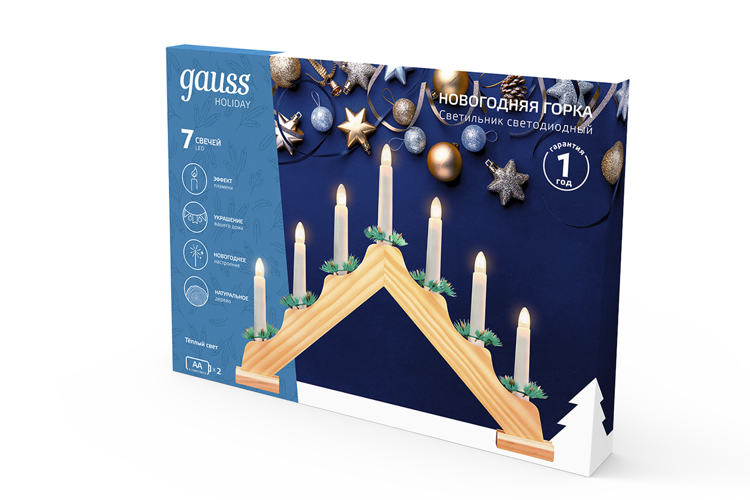 Светильник Gauss Holiday Новогодняя горка