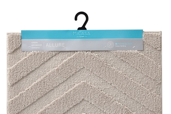 Коврик для ванной комнаты MICASA Allure 70x120 см